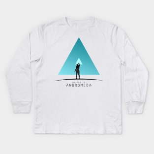 Mass Effect Andromeda Kids Long Sleeve T-Shirt